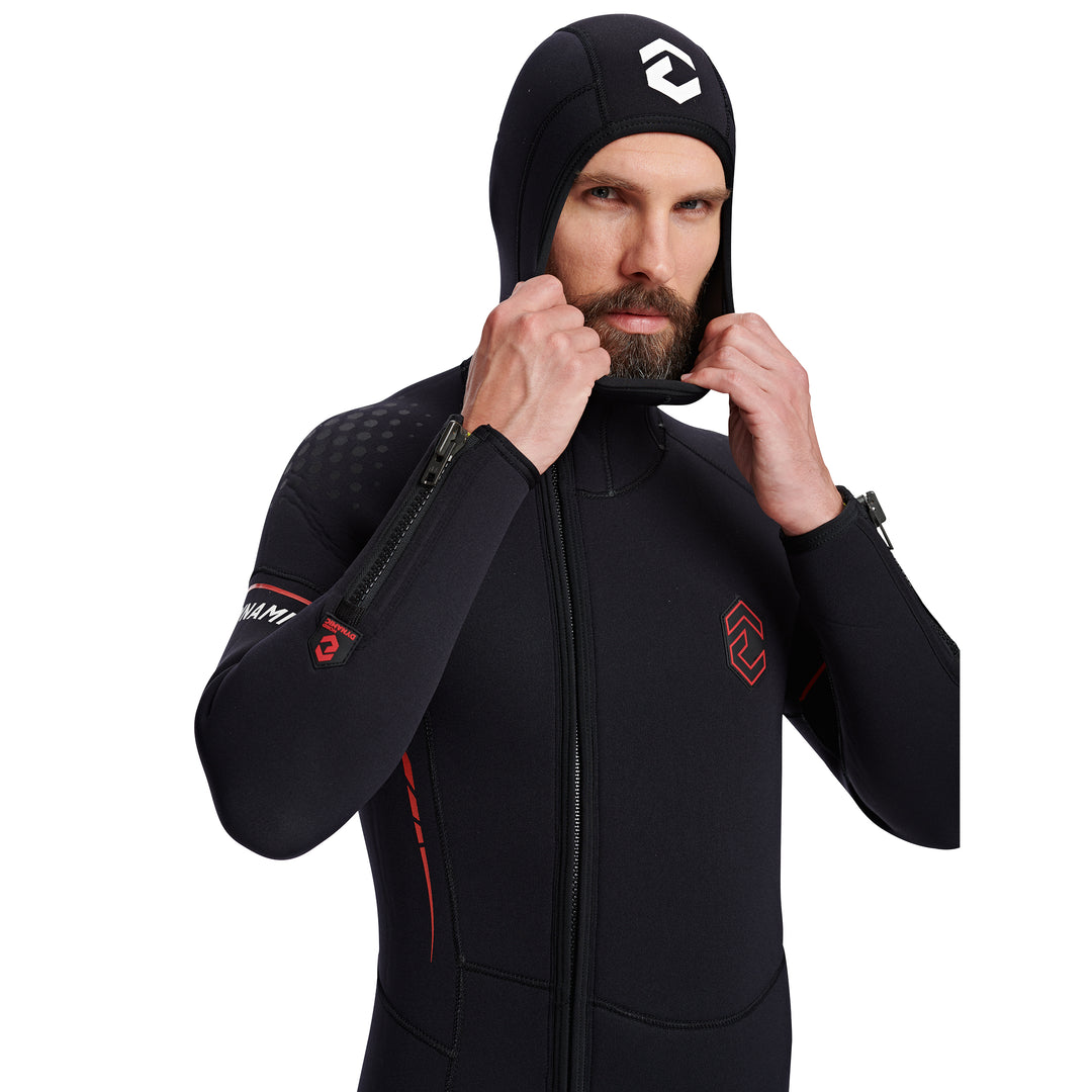 DynamicNord Men SL-71-H Wetsuit hooded 7mm progressiv