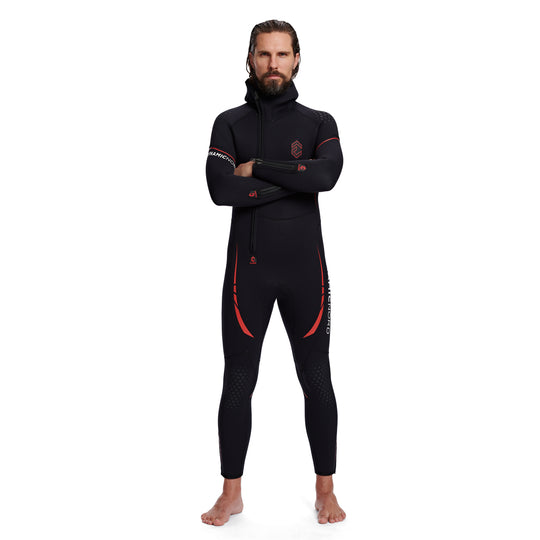 DynamicNord Men SL-51-H Wetsuit hooded 5mm progressiv